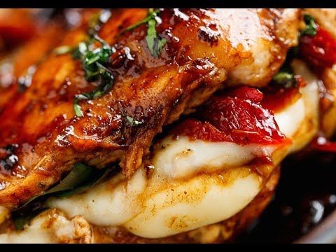 Caprese Stuffed Balsamic Chicken: Flavorful, Gluten-Free, & Keto